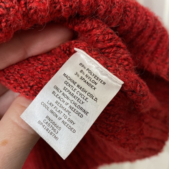•NWT• BP Red Turtleneck Sweater - Picture 8 of 9